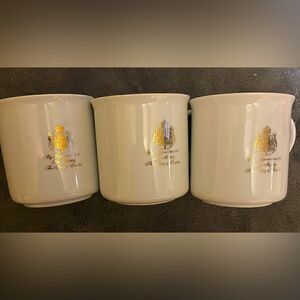 Set of 3 Vintage Gevalia Kaffee coffee mugs